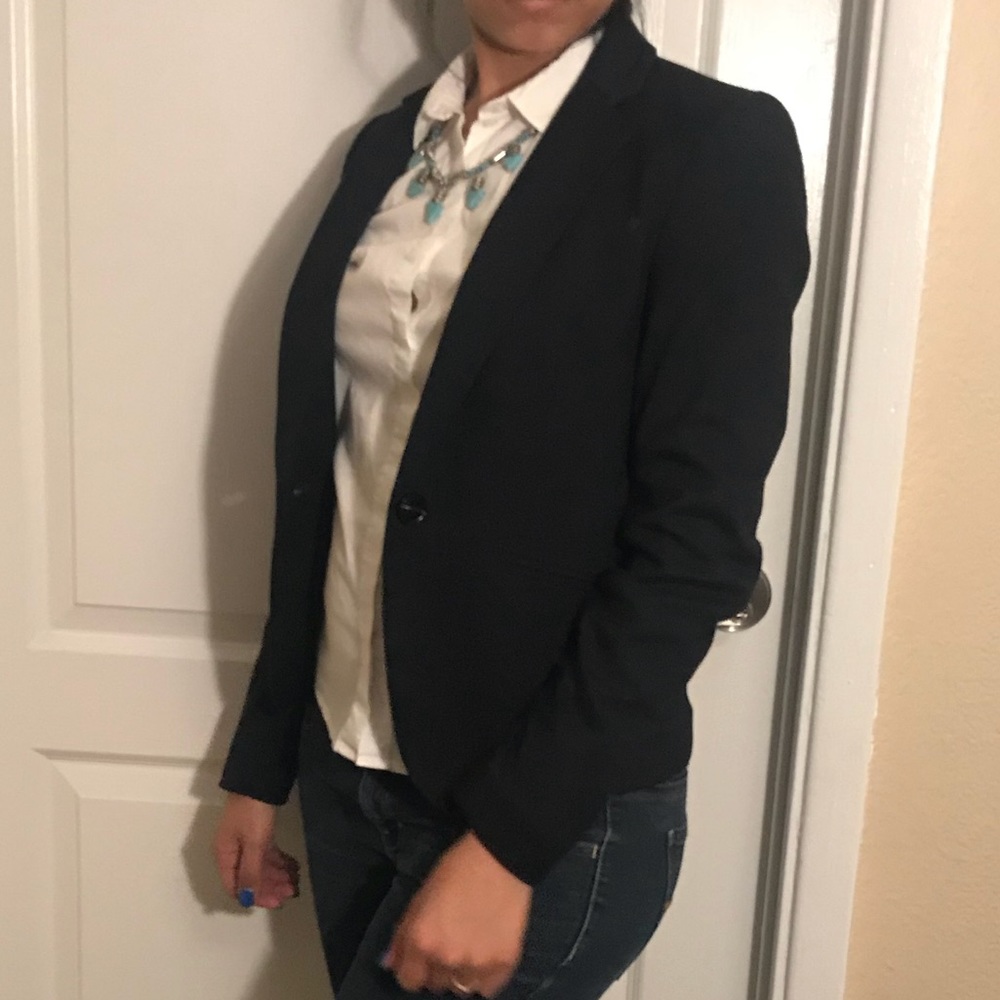 H&M Dark Blue Blazer